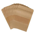  Geanta Doy Pack 18x29cm - Kraft cu Fereastra - Set 100buc