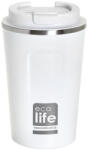 Ecolife Pahar Termos Albă 370ml