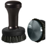 Barista Tools Barista Tools Leo Tamper Negru 58mm Cu Perie - Bază Plată