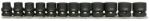 JBM Set tubulare impact, antrenare 1/2", JBM 53060 (JBM-53060) Set capete bit, chei tubulare