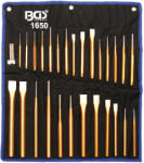 BGS technic Set dalti, dornuri si punctatoare , 28 piese, BGS 1650 (B-1650) Dalta
