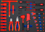 BGS technic Set chei tubulare VDE, 10 mm (3/8") 26 piese, BGS 70218 (B-70218) Trusa unelte