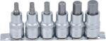 BGS technic Set cu biti Imbus 6-14mm, antrenare cu tubulara 1/2", BGS 8887 (B-8887) Set capete bit, chei tubulare