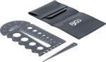 BGS Şabloane determinare filete Metric, M3 - M20 / 0, 5 - 13, 00 mm, BGS 74247 (B-74247)