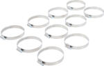 BGS Set coliere din inox pentru furtun cu diametre intre 60 - 80 mm, 10 piese, BGS 8095-60x80 (B-8095-60x80)