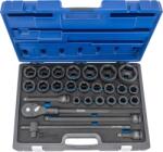 CONDOR Set chei cu tubulare de impact hexagon 19-60 mm, antrenare 3/4", CrMo, 27 buc. , Condor 38140 (CR-38140)