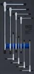 BGS technic Teuri cu mâner glisant, Profil Imbus 2 - 10 mm, 8 piese, B-6081 (B-6081) Cheie imbus