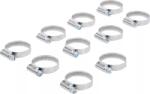BGS Set coliere din inox pentru furtun cu diametre intre 20 - 32 mm, 10 piese, BGS 8095-20x32 (B-8095-20x32)