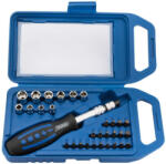 Draper Trusa cu tubulare 5-13mm, biti imbus si torx actionare 1/4", 31 piese, Draper 56784 (D-56784)