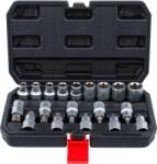 BGS DIY Set biti Profil Torx T20-T70 pe tubulara 1/2" si chei tubulare Profil E-Type E10-E24, 19 piese, BGS DIY 95100 (B-95100) Cheie tubulara