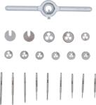 BGS technic Set tarozi si filiere, M1 - M2, 5, 31 piese, BGS 902 (B-902) Filiera