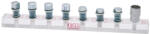BGS technic Bloc demo pentru capete de cheie tubulara Gear Lock, BGS 56 (B-56) Set capete bit, chei tubulare