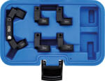 BGS technic Set chei flexibile pentru ţevi si conducte cu 5 capete de schimb, antrenare 10 mm (3/8"), 11 - 17 mm, BGS 6895 (B-6895)