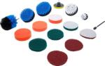 BGS technic Set discuri şlefuire/polizare şi perii pentru maşini de găurit, 16 piese, BGS 74367 (B-74367)