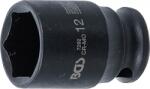 BGS technic Cheie tubulară de impact, 6 colțuri, 6, 3 mm (1/4"), 12 mm, B-7292 (B-7292) Set capete bit, chei tubulare
