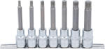 BGS technic Capete de bituri & bituri|Sortimente capete de bituri|Cu dinţi multipli, interior (pentru XZN), BGS 5175 (B-5175) Set capete bit, chei tubulare