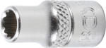 BGS technic Cheie tubulara in 12 colturi 6 mm, antrenare 1/4", BGS 10776 (B-10776) Set capete bit, chei tubulare