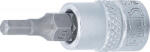 BGS technic Bit Imbus 3.5mm cu tubulara 1/4" (6, 3mm), BGS 5155 (B-5155) Set capete bit, chei tubulare