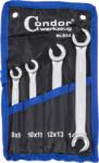 CONDOR Set de chei inelare pentru conducte, 4 piese, 8-17 mm, Condor 84-4 (CR-84-4)