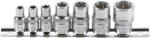BGS technic Set chei tubulare Profil E, E6 - E16, antrenare 1/4" - 3/8", 7 piese, BGS 2027 (B-2027) Set capete bit, chei tubulare