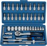CONDOR Set tubulare hex 4-14 mm, act. 1/4", 46 buc. , Condor 1046 (CR-1046)