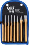 BGS technic Set dornuri + 2 dalti, 8piese, BGS 1658 (B-1658) Dalta