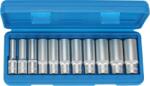 CONDOR Set tubulare adanci 8 - 19 mm profil hexagon, antrenare 3/8", 11 piese, Condor 1009-38 (CR-1009-38) Set capete bit, chei tubulare