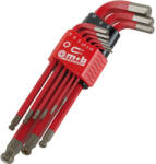 MOB&IUS Set 9 chei lungi pentru locas hexagonal cu cap sferic si magnet 9061-SM, Mob&Ius 9061020101 (N-9061020101) Cheie imbus