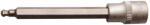 BGS technic Bit Imbus 5 mm cu cap sferic, antrenare cu tubulara 1/2", BGS 4258-5 (B-4258-5) Set capete bit, chei tubulare