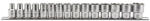 Draper Set tubulare 10-24 mm, antrenare 1/2", 15 piese, Draper 16496 (D-16496) Set capete bit, chei tubulare