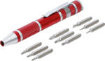 BGS technic Surubelnita cu biti de precizie, 10 piese, BGS DIY 20840 (B-20840) Surubelnita