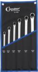 CONDOR Set de chei inelare cu capat dublu, 6 piese, plate si lungi, 10-24 mm, Condor 4406 (CR-4406)