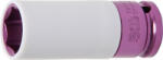 BGS technic Tubulara de impact 22 mm cu protectie din plastic, antrenare 12.5mm(1/2"), BGS 7208 (B-7208) Cheie tubulara
