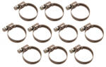 BGS Set coliere din inox pentru furtun cu diametre intre 30 - 45 mm, 10 piese, BGS 8095-30x45 (B-8095-30x45)