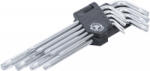BGS technic Set chei tip L | lungi | Profil T (pentru Torx) T10 - T50 | 9 piese, BGS Diy 816 (B-816) Cheie torx