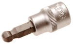 BGS technic Bit Imbus 8mm cu cap sferic, antrenare cu tubulara 3/8'', BGS 5115 (B-5115) Set capete bit, chei tubulare