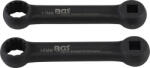 BGS Set chei inelare lagare motor pentru Mercedes-Benz, 12 colturi 16mm, 17mm, antrenare pentru clicket cu patrat de 10 mm (3/8"), 2 piese, BGS 9524 (B-9524)
