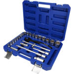 Brilliant Tools Set de chei tubulare 10 - 32 mm, antrenare 1/2", 25 de piese, Brilliant Tools BT022025 (BT022025) Trusa unelte