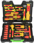 JBM Set de scule cauciucate conform standardului vde - 26 piese, JBM 54091 (JBM-54091) Trusa unelte