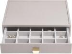 Stackers Casetă pentru bijuterii Stackers cu 20 compartimente classic taupe cu sertar (75794)