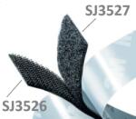 3M Hook & Loop SJ3526 negru, cârlige, 25 mm x 45, 7 m (7000002130)
