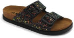  0Ft kiszállítás! Leon Comfortstep 7011 fekete női bőr papucs 36-41 -Birkenstockhoz hasonlatos talppal