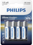 Philips ELEM ULTRA ALKALI AA 4-BLISZTER LR6E4B/10 (LR6E4B/10)