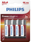 Philips ELEM POWER ALKALI AA 4-BLISZTER LR6P4B/10 (LR6P4B/10)