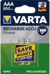  Elem tölthető akku AAA mikro 800 mAH Power 2 db/csomag, Varta