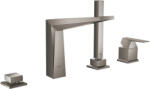  Grohe Allure Brilliant egykaros, 4 lyukas kádperembe építhető csaptelep csiszolt kemény grafit (19787AL1)