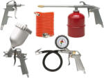 TOYA Kit pentru spalat piese, suflat, vopsit si umflat anvelope, 5 piese, Vorel 81638 (81638)
