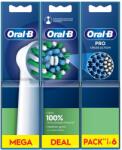 Oral-B Pro Cross Action fogkefefejek, 6 db