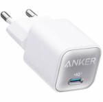 Anker Incarcator Anker Retea 511 Nano 3 30W 3A 1 x USB-C Alb (inc/ank511/na/30/3a/1x/al)