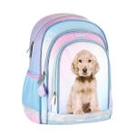 Starpak Ghiozdan Starpak Doggy, 39cm, 3 compartimente, roz cu turcoaz, 527185 (G589)